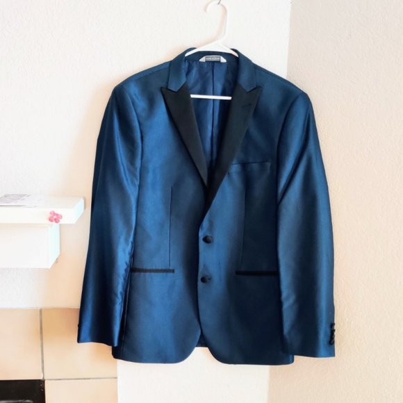 Lineage Other - Lineage Navy Blue Men's Jacket Button Front Blazer Suit 40R